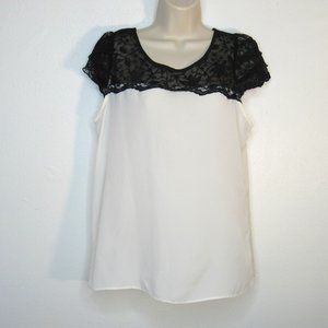Express Women Lace Blouse Top Size M